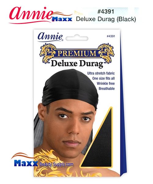 Annie Premium Deluxe Men #4391 Durag - Black - $1.99 : www.bagssaleusa.com/product-category/classic-bags/ Hair Wig Hair ...