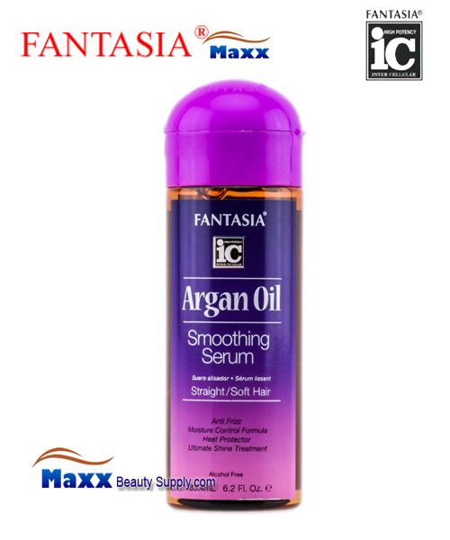 Fantasia IC Argan Oil Smoothing Serum - Straight / Soft Hair  oz - Bottle  - $ : , Hair Wig Hair Extension Eyelashes Accessory  Make Up Hair Styling Tools Hair Color