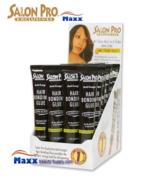 Salon Pro White Hair Bonding Glue [Super Bond] 1 Oz,Pack of 3